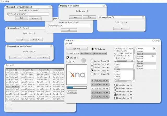 Download web tool or web app xWinForms