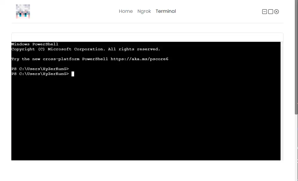 Muat turun alat web atau aplikasi web XyZerKunG ServerTool