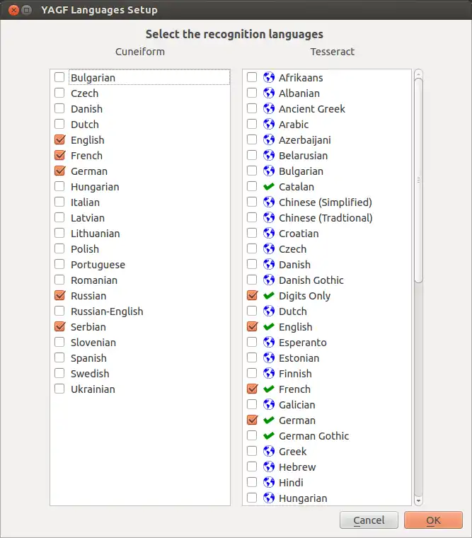 Télécharger l'outil Web ou l'application Web yagf