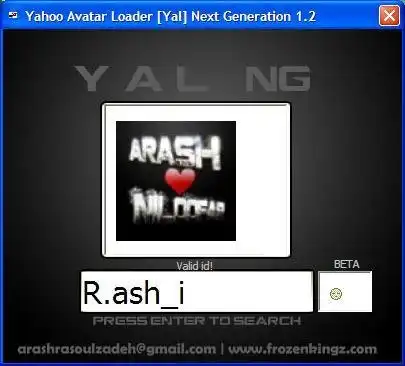 Download web tool or web app yahoo avatar loader