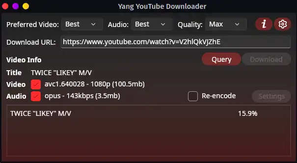 قم بتنزيل أداة الويب أو تطبيق الويب Yang YouTube Downloader
