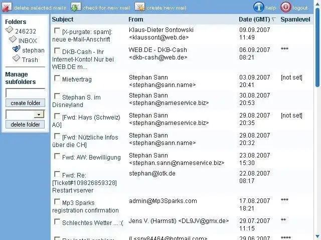 Download web tool or web app yawebmail - yet another webmail client