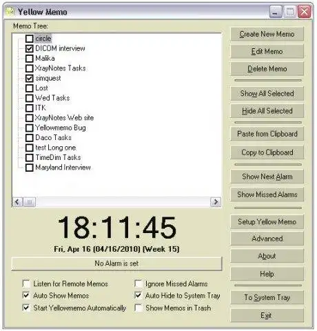 Download web tool or web app YellowMemo Notes