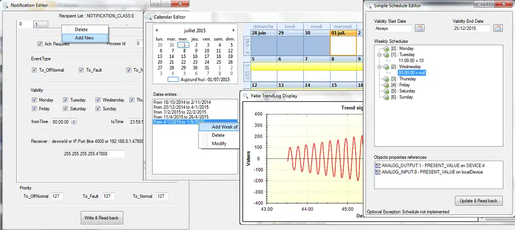 Download web tool or web app Yet Another Bacnet Explorer to run in Windows online over Linux online