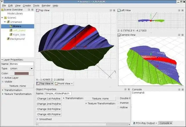 Download web tool or web app Yet Another Pov-Ray Modeller