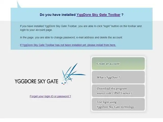 Download web tool or web app YggDore