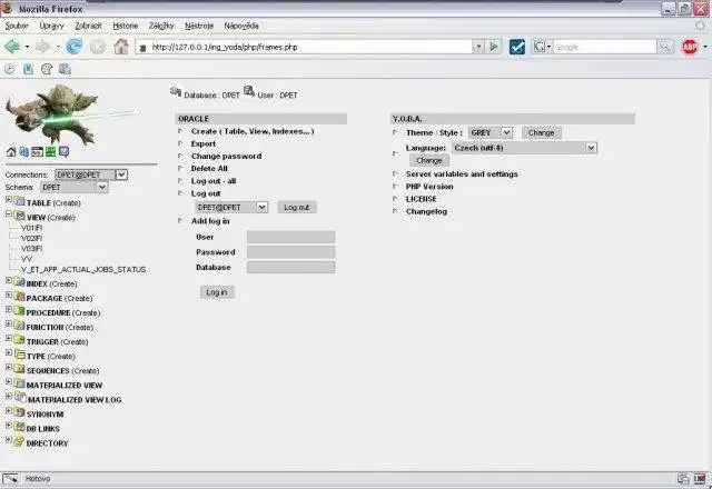 Mag-download ng web tool o web app YODA - Oracle Data Admin ng Yaro