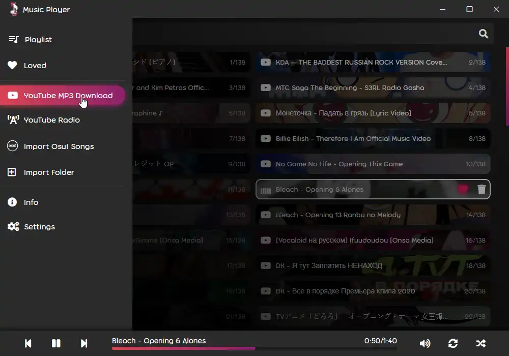 Download web tool or web app YOMP