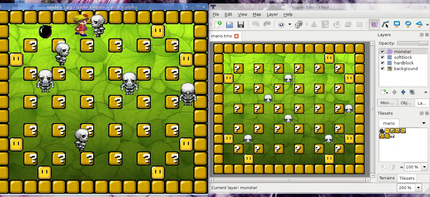 Download web tool or web app Yoshis Egg - Game Engine to run in Linux online