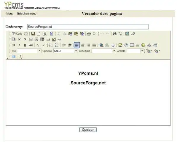 Download webtool of webapp Uw Persoonlijk Content Management Systeem