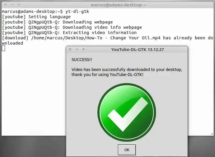 Download webtool of webapp YouTube-DL-PyTK