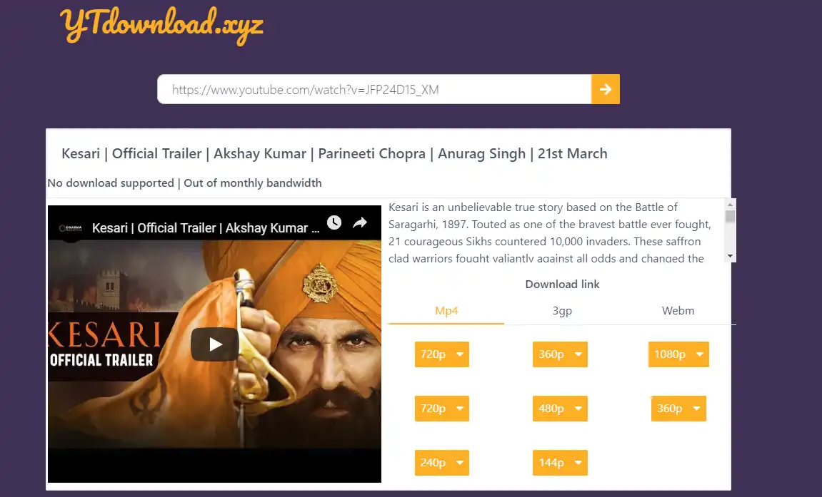 Download web tool or web app YTDownloader.xyz