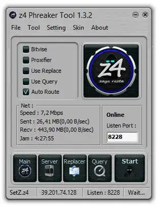 Download web tool or web app Z4 Phreaker Tool 1.3.2