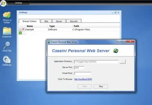 Download web tool or web app Zarisio