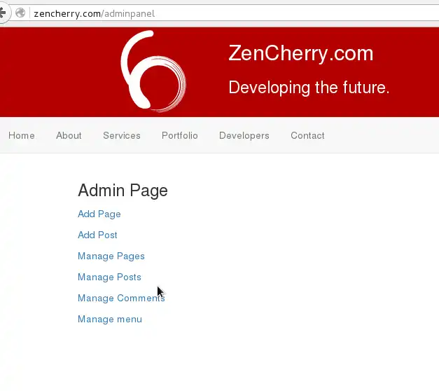 Download web tool or web app ZCMS