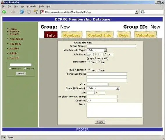 Descargue la herramienta web o la aplicación web ZebraZ - Membership System