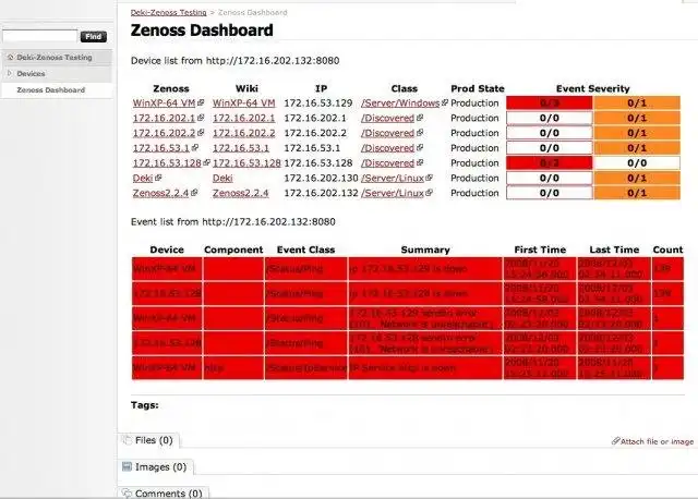 Download web tool or web app Zenoss/MindTouch Mashup