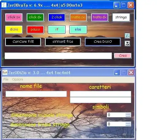 Download web tool or web app Zero Bruta
