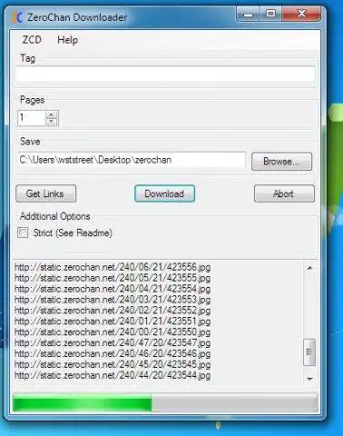 Download web tool or web app ZeroChan Downloader