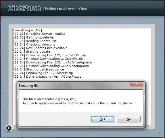 Download web tool or web app ZibbPatch to run in Windows online over Linux online