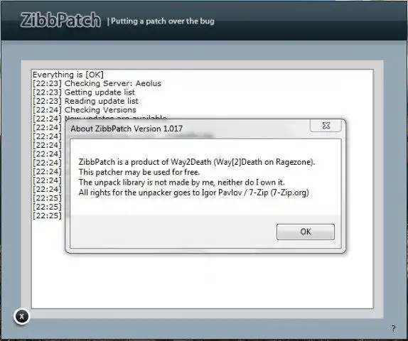 Download web tool or web app ZibbPatch to run in Windows online over Linux online