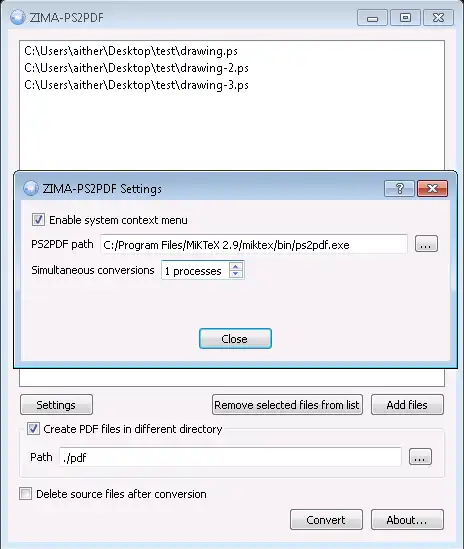 Download web tool or web app ZIMA-PS2PDF