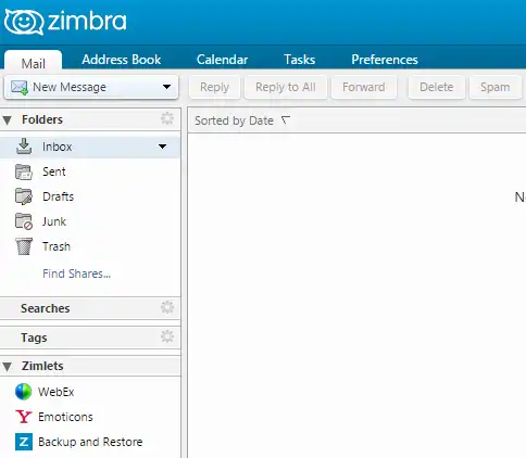 Download web tool or web app Zimbra Backup and Restore