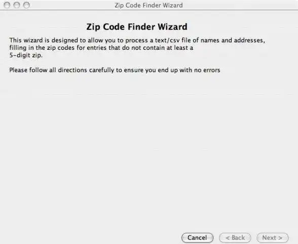 Faça o download da ferramenta da web ou do aplicativo da web Zip Code Finder