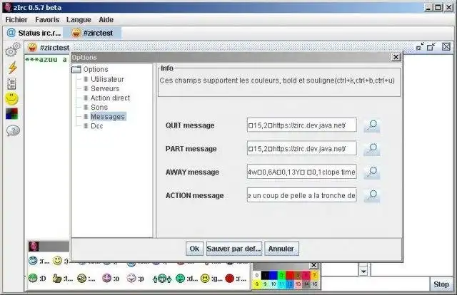 Download webtool of webapp zIrc