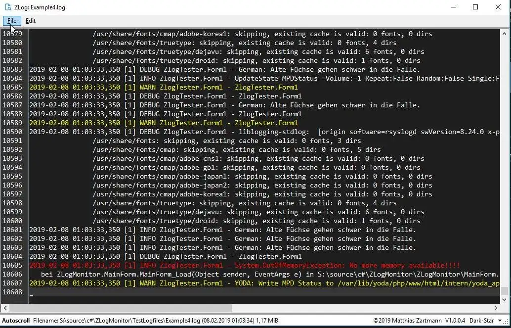 Download web tool or web app ZLogMonitor