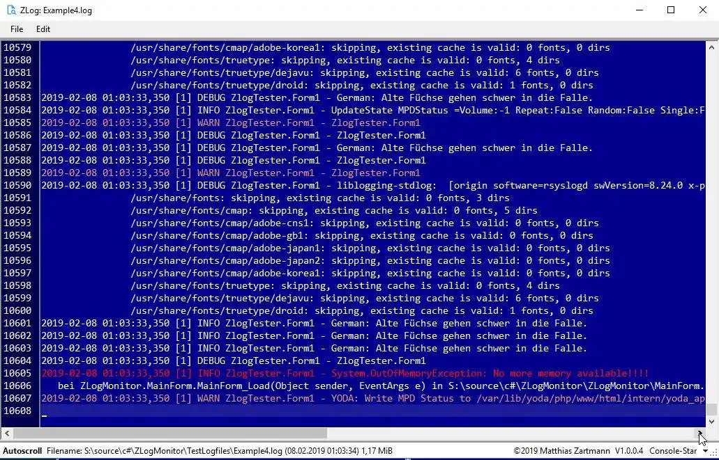 Download web tool or web app ZLogMonitor
