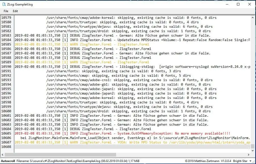 Download web tool or web app ZLogMonitor