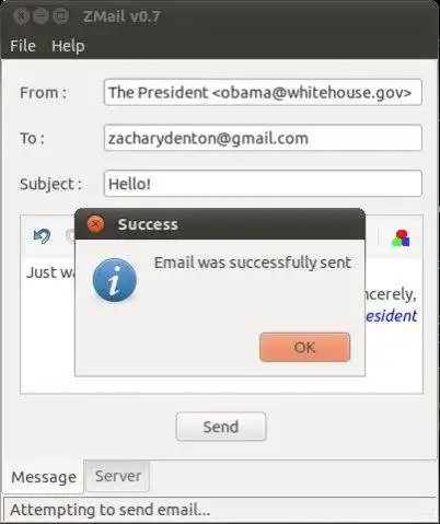Загрузите веб-инструмент или веб-приложение ZMail