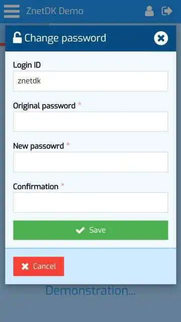 Scarica lo strumento web o l'app web ZnetDK 4 Mobile
