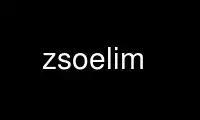 Run zsoelim in OnWorks free hosting provider over Ubuntu Online, Fedora Online, Windows online emulator or MAC OS online emulator