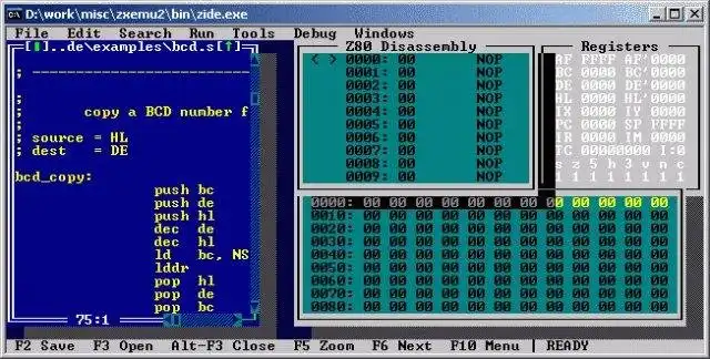 Descargar la herramienta web o la aplicación web zxemu2