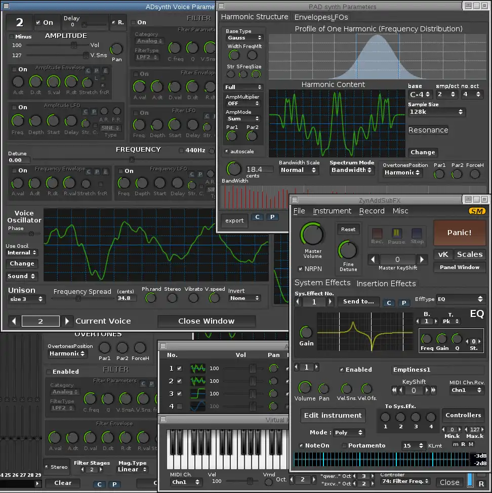 下载网络工具或网络应用程序 ZynAddSubFX