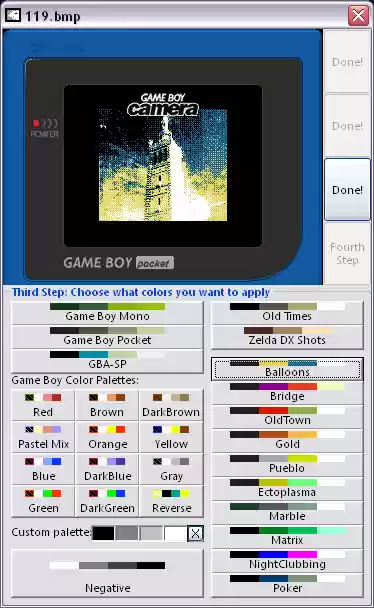 Game Boy Camera App Game Boy Camera App